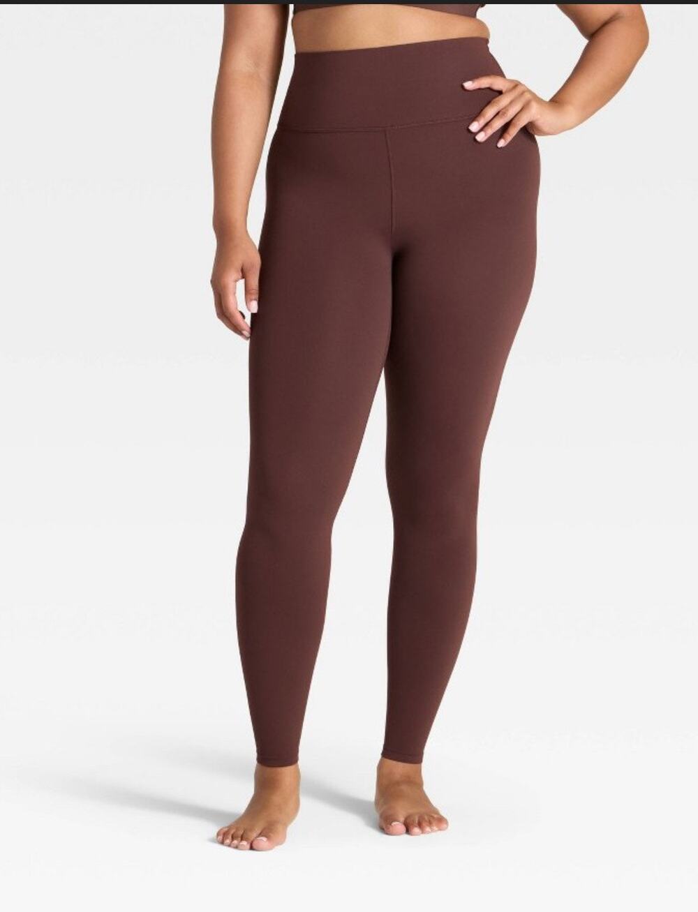 NWT All In Motion Everyday Soft Ultra High Rise Legging Full Length Brown 2X